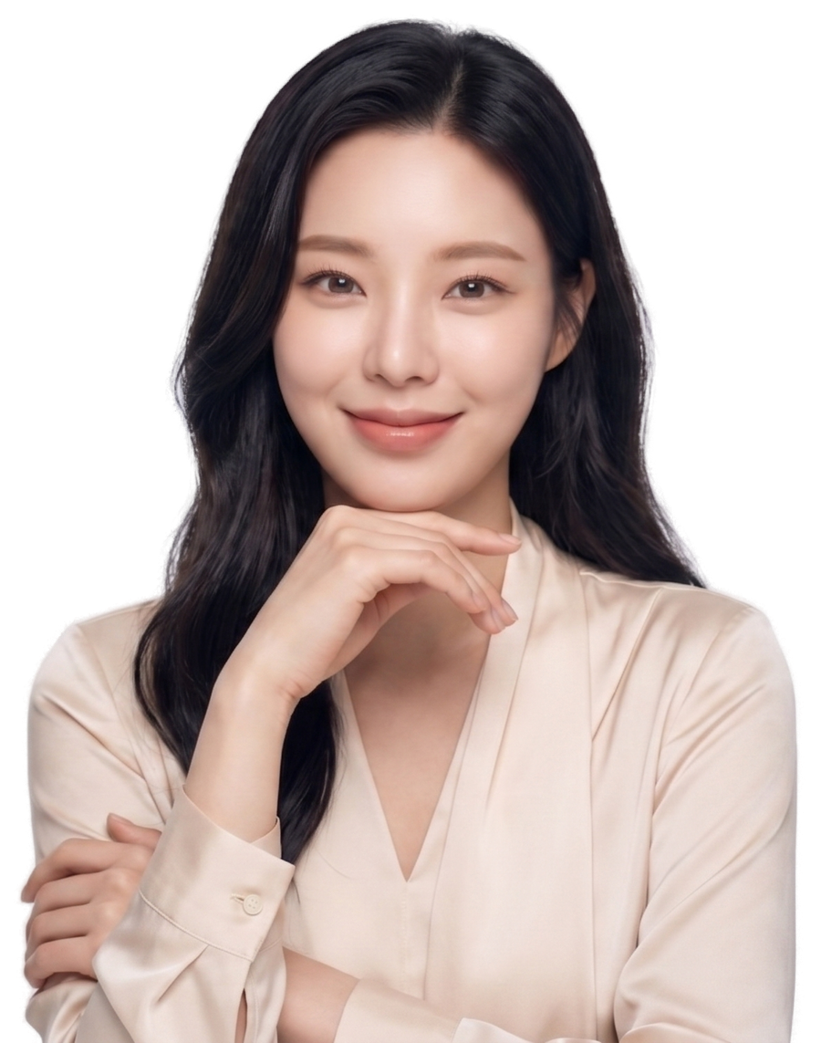 두꺼운 쌍꺼풀 낮추기 상담 모델