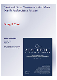 ISAPS 발간 미국미용성형외과학회지(Aesthetic Plastic Surgery) 표지