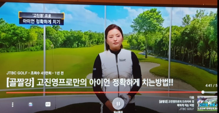 초보골퍼 (7) : 인 투 아웃 스윙궤도 아웃투인 아이언